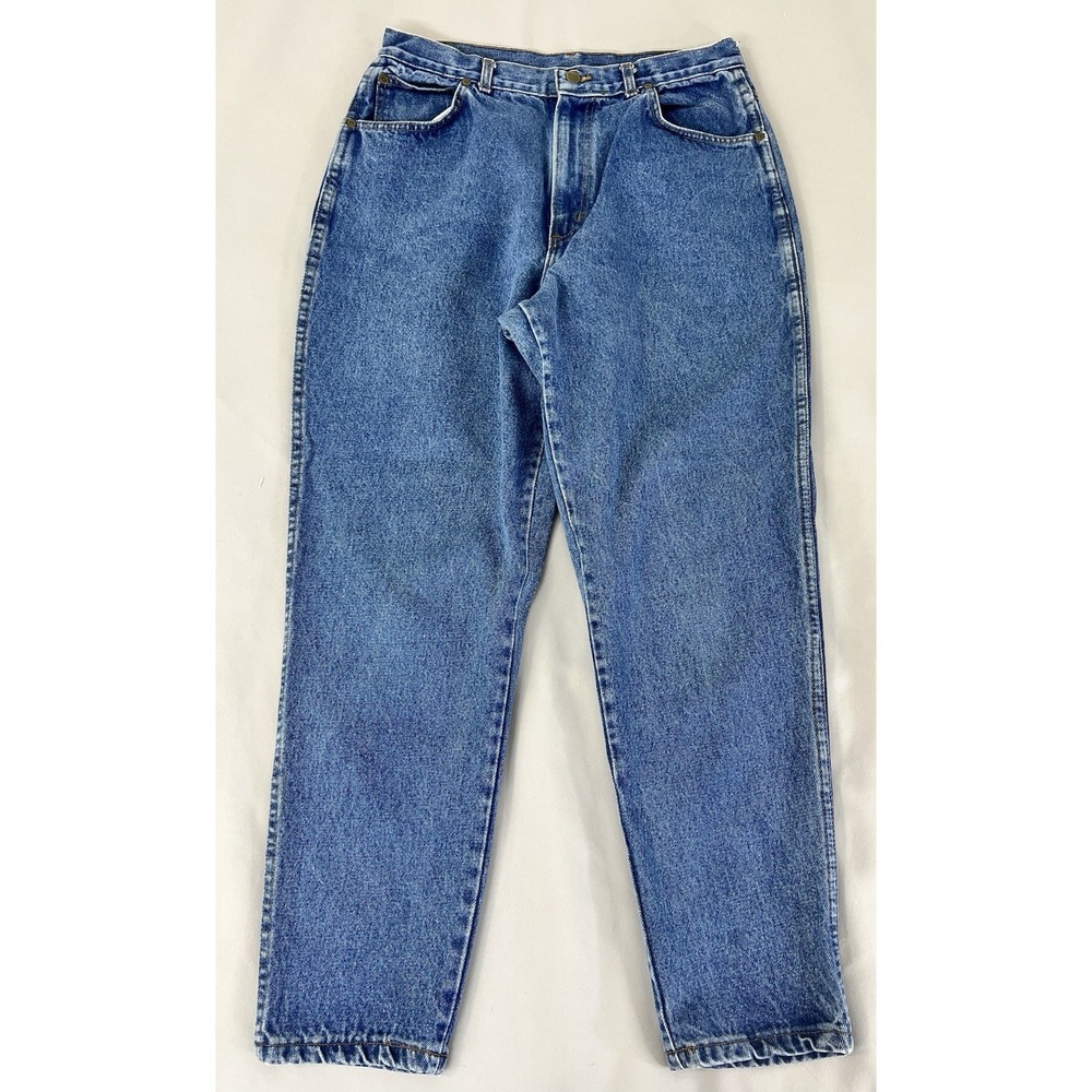 Vintage 90s Chic Mom Blue Jeans Denim Womens 18 Average High Rise‎ Tapered Leg